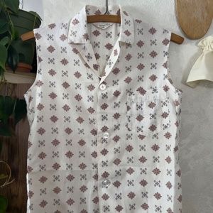 Vintage Towncraft Prep Sleeveless Shirt